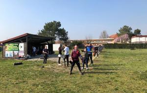 Premiers entraînements extérieurs