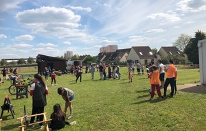 Journée sportive au terrain d'entraînements de tir à l'arc