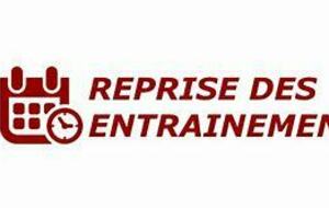 Reprise des entraînements libres en extérieur à partir du vendredi 21 août