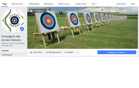 Nouvelle page FACEBOOK
