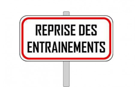 Reprise des entraînements en septembre 2019