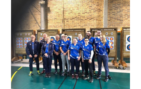 Les archers Senons à la compétition salle de Fontainebleau