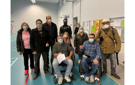 Entraînements section Handisports du 27 janvier 2021