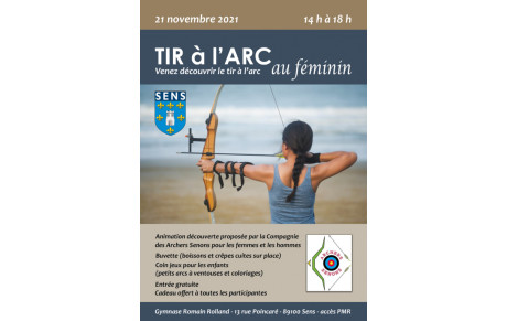 Dimanche 21 novembre Journée &quot;Tir à l'arc au féminin&quot;