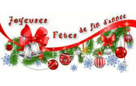 Joyeuses Fêtes de fin d'année