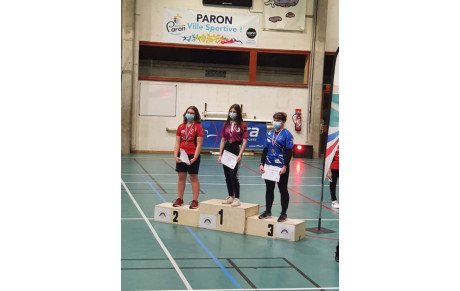 Troisième marche du podium pour Anaïs aux Championnats Départementaux salle 