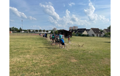 Entraînements extérieurs au stade Claude PITOU